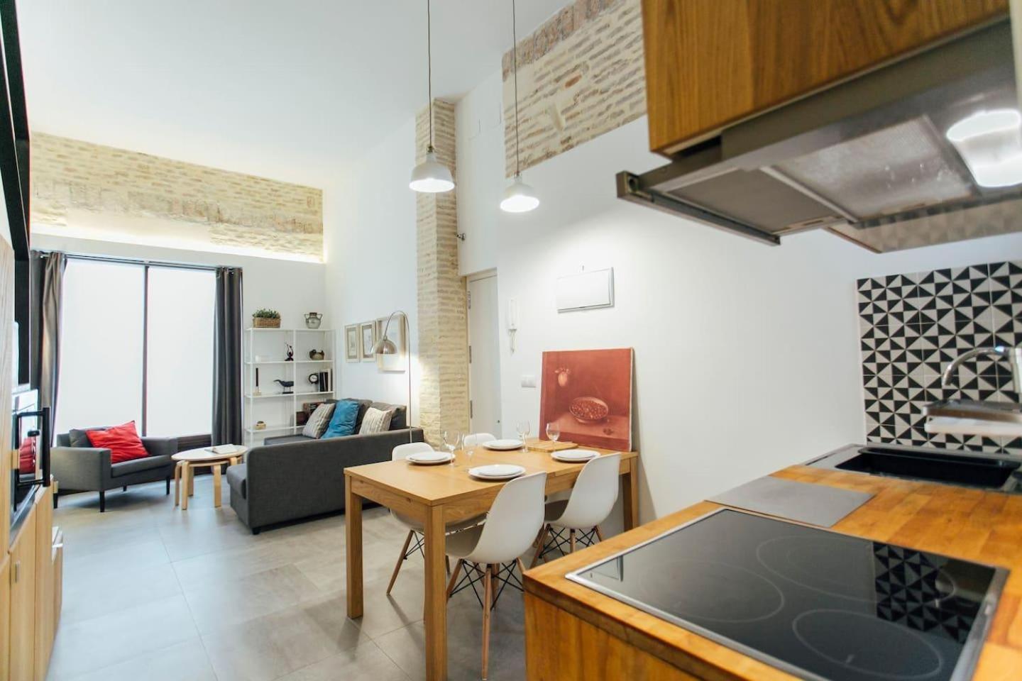 Amplio Apartamento De Diseno Precioso De Estilo Sevillano En Pleno Centro 外观 照片